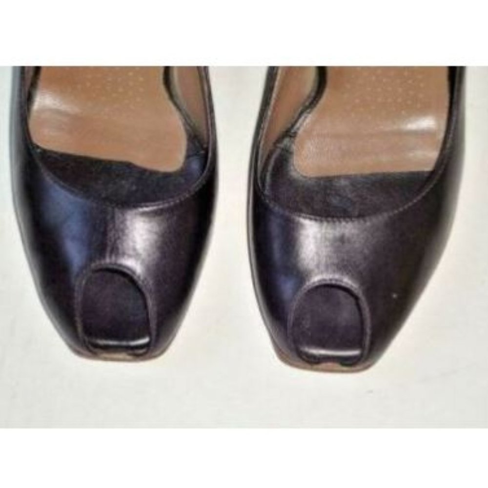 ANYI LU Peep Toe D'Orsay Pumps - Picture 8 of 9